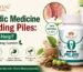 Navyug Ayurveda Bye Bye Piles Ayurvedic medicine for bleeding piles, featuring the product bottle and box with natural Ayurvedic support messaging.