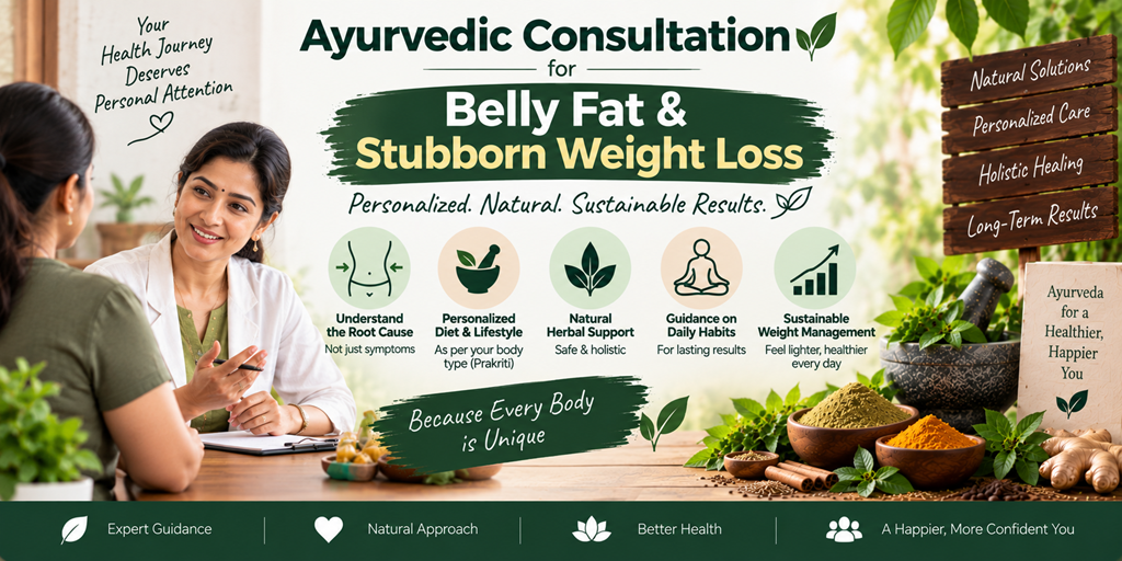 Ayurvedic Consultation for Belly Fat & Stubborn Weight Loss