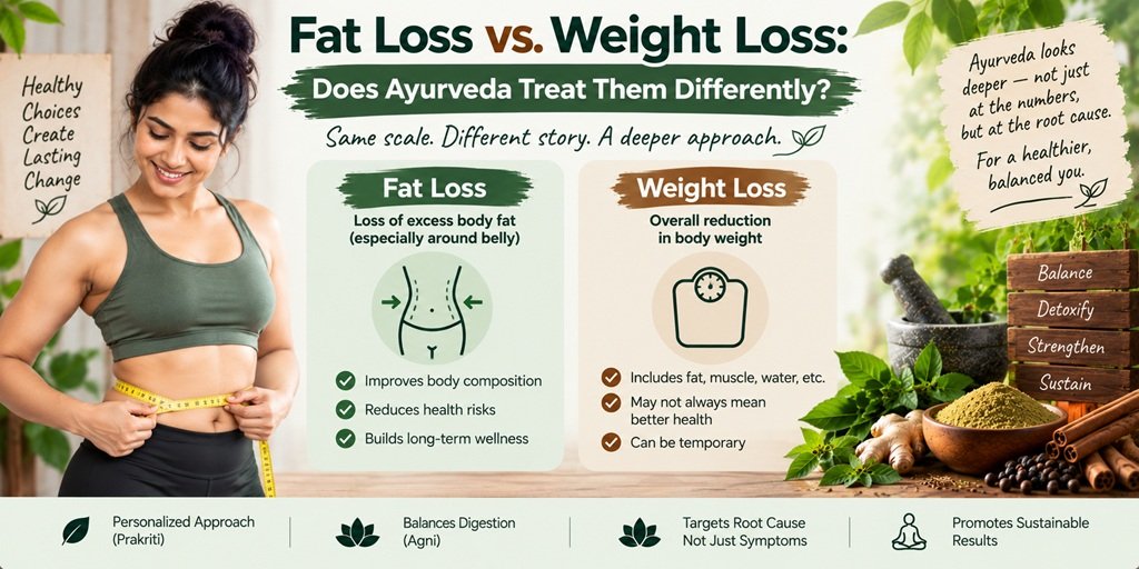 Fat Loss vs Weight Loss Does Ayurveda Treat Them Differently